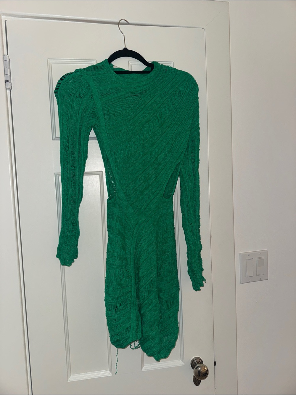 Peppermayo Angels wing mini dress in green